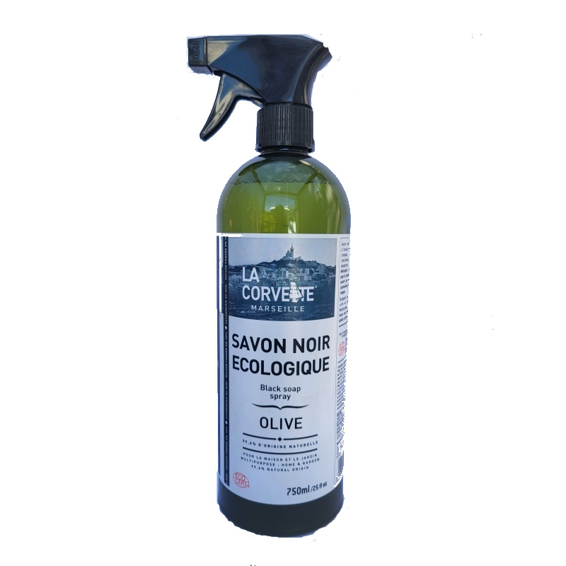 Savon noir liquide Olive Spray 750 ml * BIO