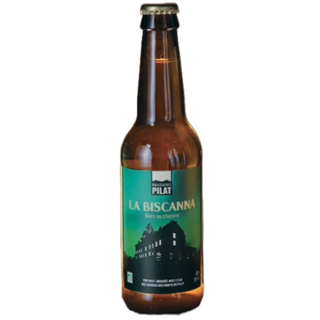 Bière au Chanvre "La Biscanna"  33 cl * BIO