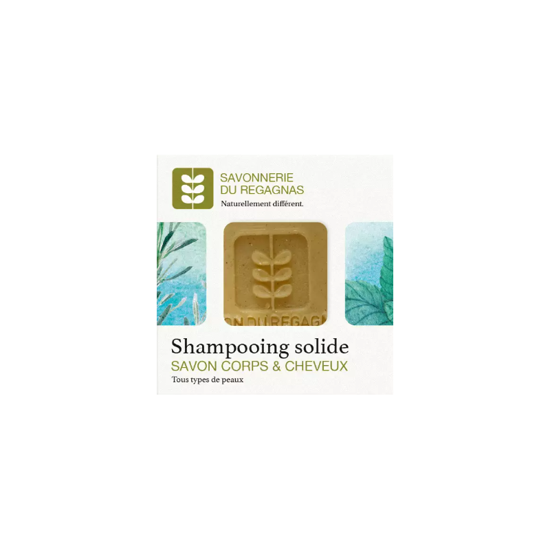 Savon Shampooing 2-en-1 Menthe & Romarin100 g * BIO