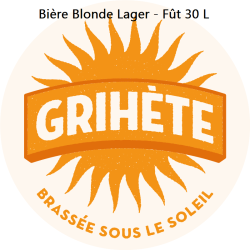 Bière Blonde LAGER Grihète...