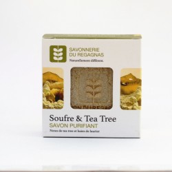 Savon au Soufre - Tea Tree - Baie de Laurier 100 g * BIO